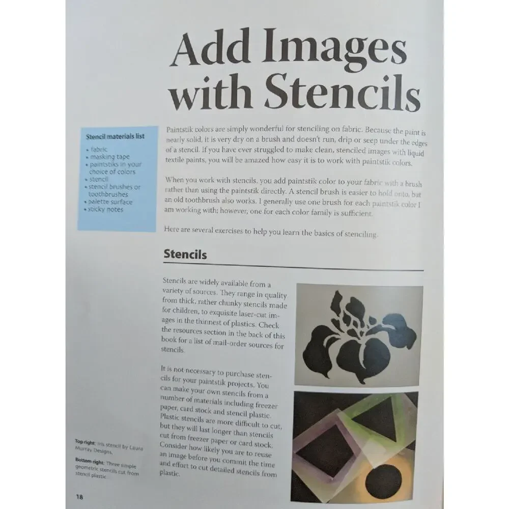 Paintstiks on Fabric Techniques Book